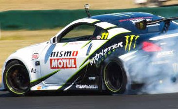 Rob Whyte cranks up his supercharged Nissan 350Z at a recent meeting. Rob Whyte cranks up his supercharged Nissan 350Z at a recent meeting.